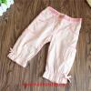 Casual baby girl pants cute toddler cotton trousers