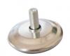 2 inch fixed steel cover furniture glide with m8 m10 thread