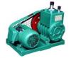 Electrical oilless double stage rotary vane vacuum pump