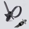 Push mount cable ties