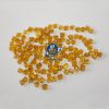 Yellow hpht synthetic diamond crystal