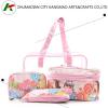 Promotional sgs report eco beauty high quality girl's/women/lady favorate transparant pvc cosmetic