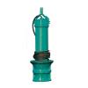 Portable downdraft submersible axial flow pump