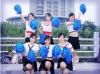 Cheerleader pom pom set with 2pcs for sports