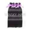 Brzailian silky straight 100% human hair weave bundles unprocessed hair weft