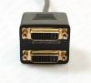 Dvi d to 2x dvi-d digital video splitter cable m/f