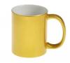 11oz custom beautiful design printed ceramic coffee mug for gift sparking gold color