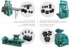 Hydraulic briquette extruder wood charcoal processing line charcoal briquette making machine