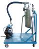Quick type mobile pneumatic bag filter for chemicals/ foods/ cosmetics