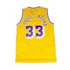 Los angeles lakers kareem abdul-jabbar #33 hardwood classics swingman jersey