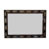 Make up mirror glossy white dressing mirror in living room