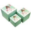 Square shaped small customized gift box design full color printed cute boxes for gifts