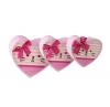 Cute heart shape colorful printed cardboard holiday gift boxes online selling