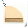 Coffee filter paper unbleached cone-shaped american machine hand punch filter paper