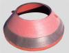 Concave bowl liner and mantle high manganese steel casting for cone crusher