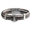 Unique anchor men's wrap leather rope bracelets for mens