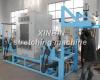 Steam lengthway stretching machine