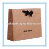 Customized brown kraft paper garment packaging bag for clothing