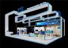 Fashion technology feel line style experience zte european exhibition design