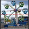 Outer door playground modern amusement kids mini ferris wheel background